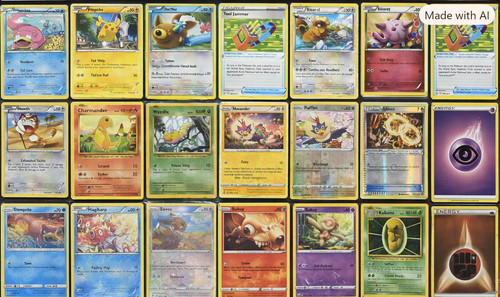 Pokemon binder pages - pokemon, x