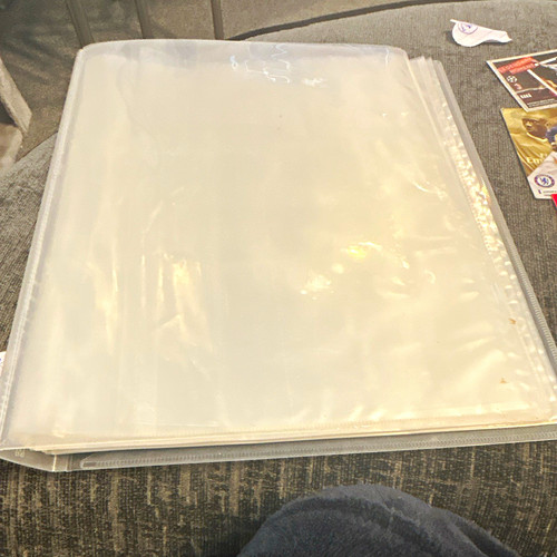 Clear plastic trading - trading, card